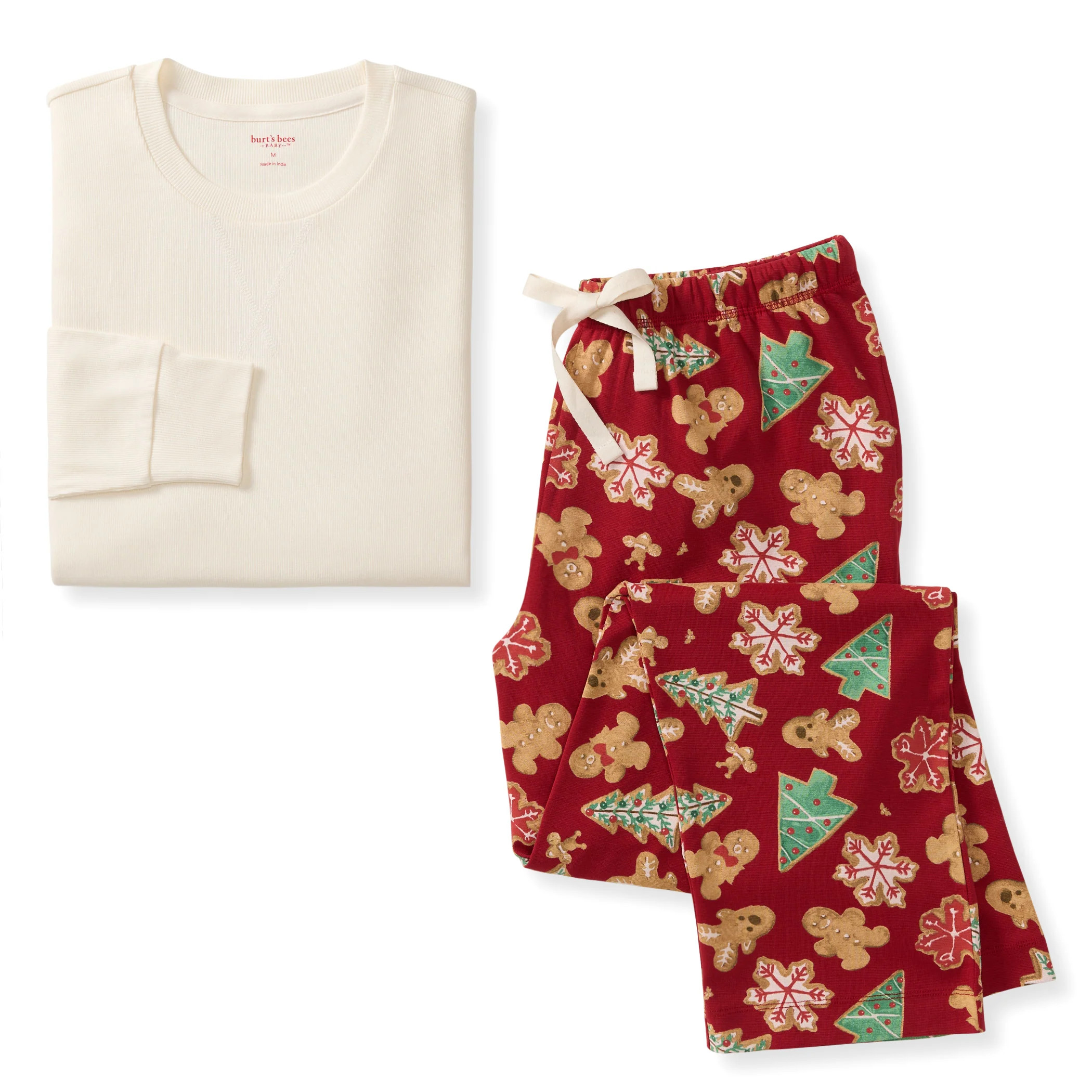 Gingerbread Bake Matching Family Men's Pajamas | Burts Bees Baby