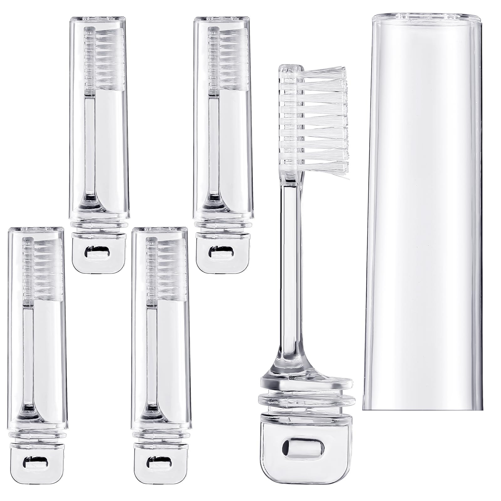 Patelai 4 Pieces Travel Toothbrush Set, Travel Size Toiletries, Soft Bristle Mini Foldable Tooth ... | Amazon (US)