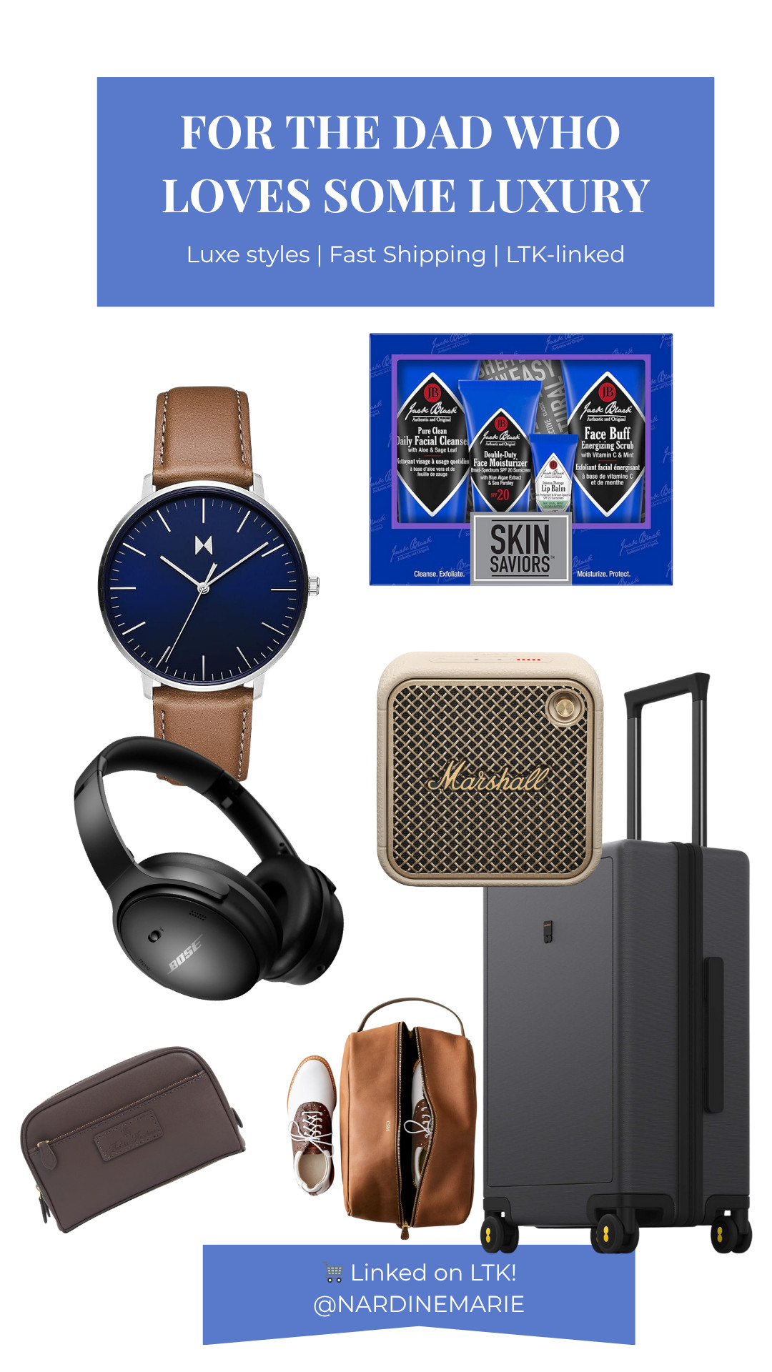 ✨Elevate Dad’s Day with luxe finds he’ll actually use ✨ From a sleek leather dopp kit to high-end skincare, personalized touches, and travel-ready luggage—plus tech he’ll love like Bluetooth headphones & a premium speaker—these gifts go beyond basic. Tap to shop the Father’s Day gift guide he won’t want to return. 🎁🕶️ #FathersDayGifts #LuxuryGifting #GiftForHim Style #LTKHoliday 

  #LTKMens

#LTKGiftGuide #LTKGiftGuide #LTKTravel #LTKMens