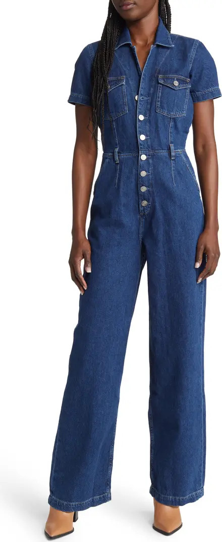 James Wide Leg Denim Jumpsuit | Nordstrom