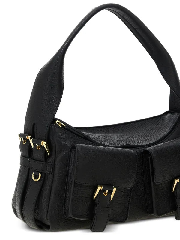 Mulberry Maggie Shoulder Bag | Black | FARFETCH AU | Farfetch Global