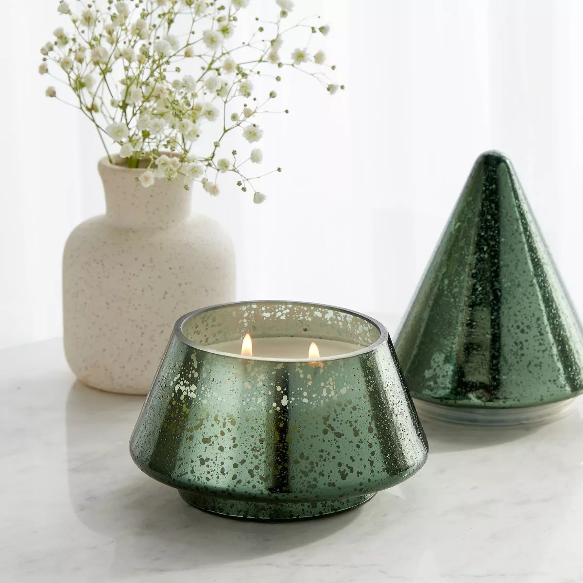 Figural Glass Tree Forest Fir Candle 12oz - Threshold™ | Target