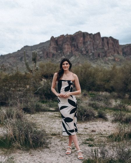 Perfect midi dress for travel! It also comes in solid colors in a maxi length, which would make a gorgeous wedding guest dress! 



#LTKwedding #LTKSeasonal #LTKfindsunder100