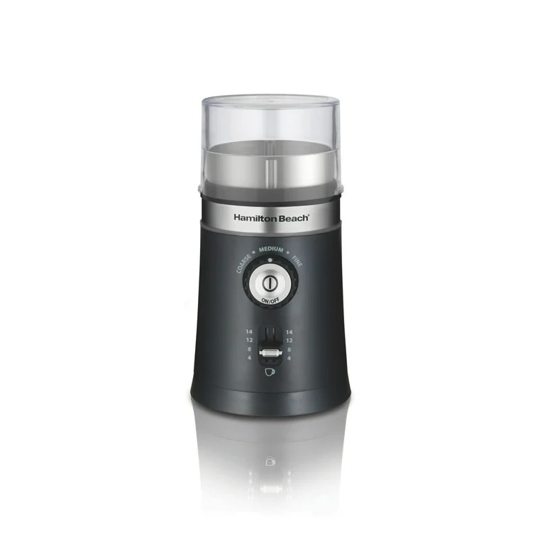 Hamilton Beach Custom Grind Electric Coffee Grinder, 14 Cups, Black | Walmart (US)