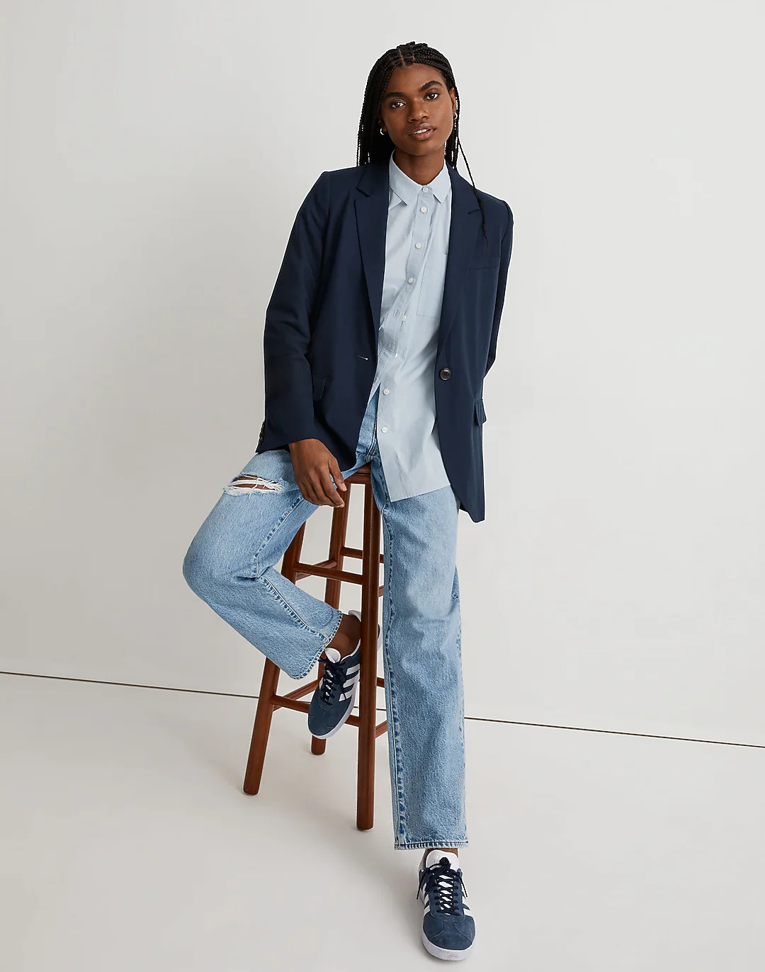 The Larsen Blazer in Drapeweave | Madewell