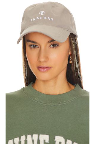 ANINE BING Jeremy Baseball Cap in Grey from Revolve.com | Revolve Clothing (Global)