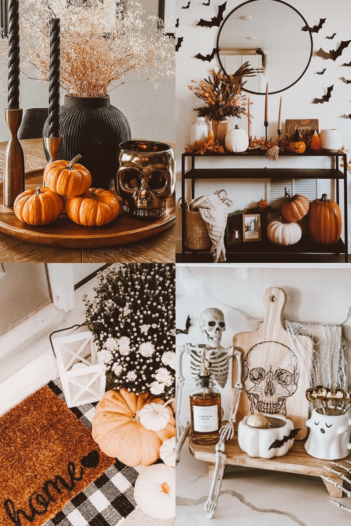 Fall decor inspo 

Fall decor 
Elegant fall decor 
Homey fall decor 
Halloween decor 
Skeletons
Pumpkins 
Bats 

#LTKFindsUnder100 #LTKSeasonal #LTKHome