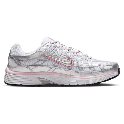 Nike Womens Nike P-6000 - Womens Running Shoes White/Mtlc Silver/Elemental Pink Size 6.5 | Champs Sports
