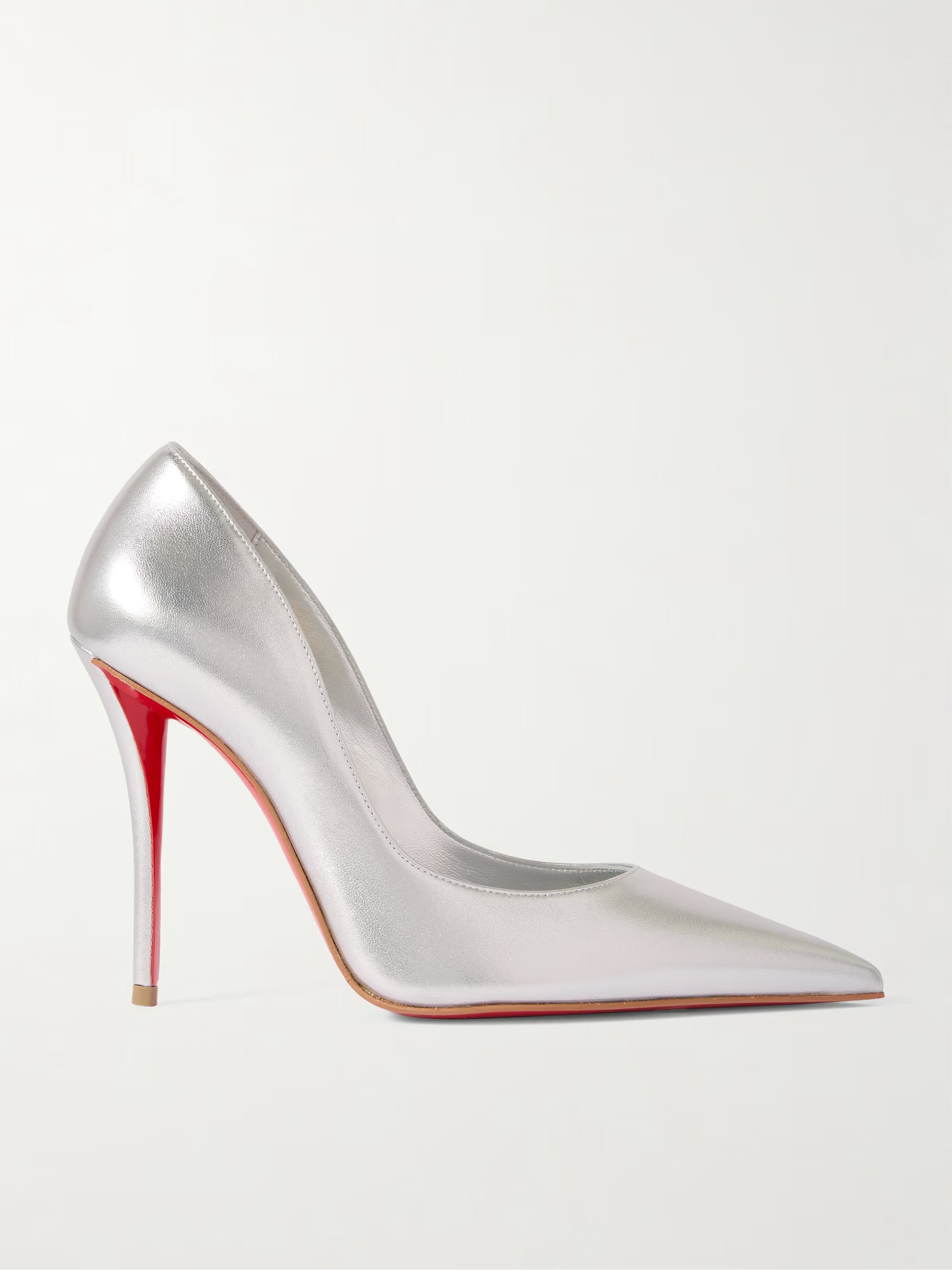 Miss Z 100 mirrored-leather pumps | NET-A-PORTER (US)