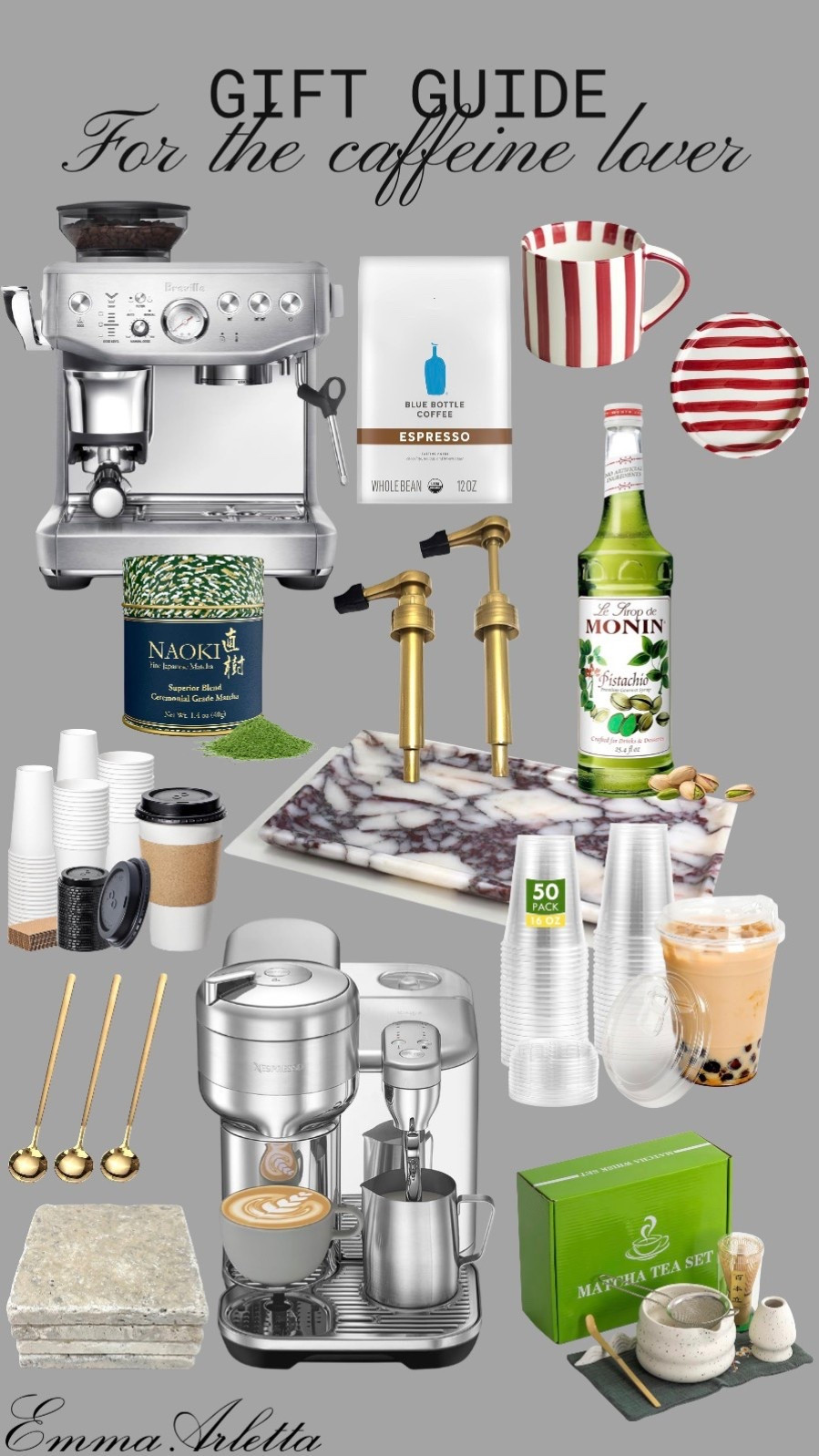 gift guide for the caffeine lover 🫶🏼

Gift guide, coffee, coffee bar, matcha

#LTKGiftGuide #LTKHoliday #LTKfoodie