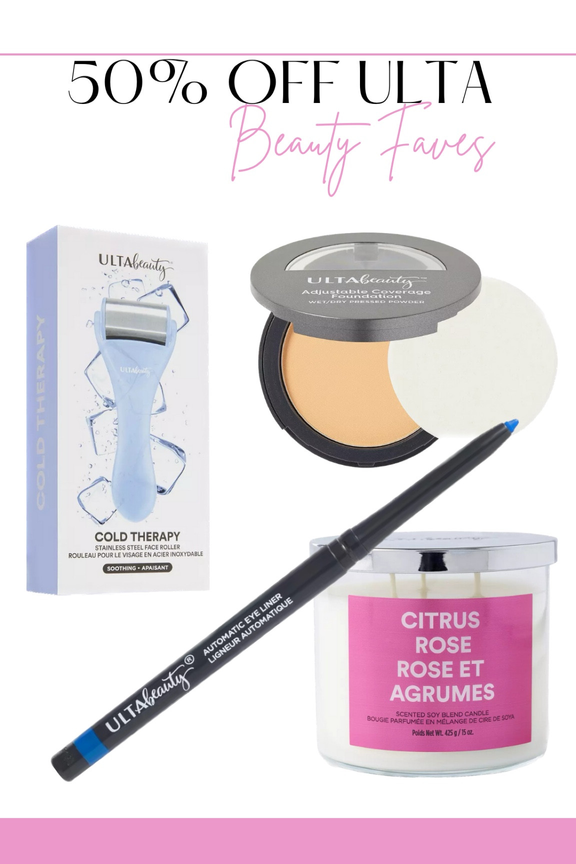 Faves at ulta on sale! 



Roller, eye liner, candle, foundation

#LTKFind #LTKsalealert #LTKbeauty