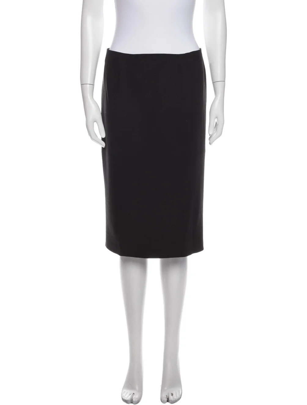Prada Knee-Length Skirt - Black Skirts, Clothing - PRA1187056 | The RealReal | The RealReal