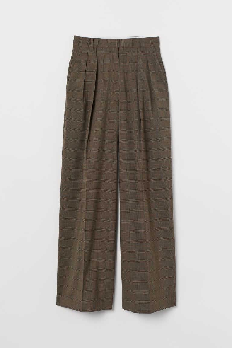 Wide twill trousers | H&M (UK, MY, IN, SG, PH, TW, HK, KR)
