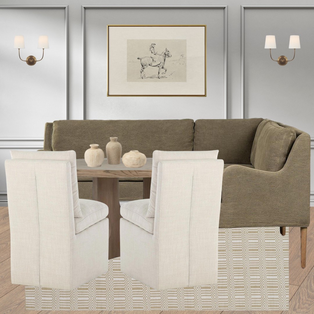 Where classic charm meets clean lines 🍽️✨
This modern traditional dining room blends timeless details with a fresh, updated feel — think layered textures, warm wood, and elegant touches that never go out of style. Shop the look via LTK! #ModernTraditional #DiningRoomInspo #LTKhome #ClassicMeetsModern