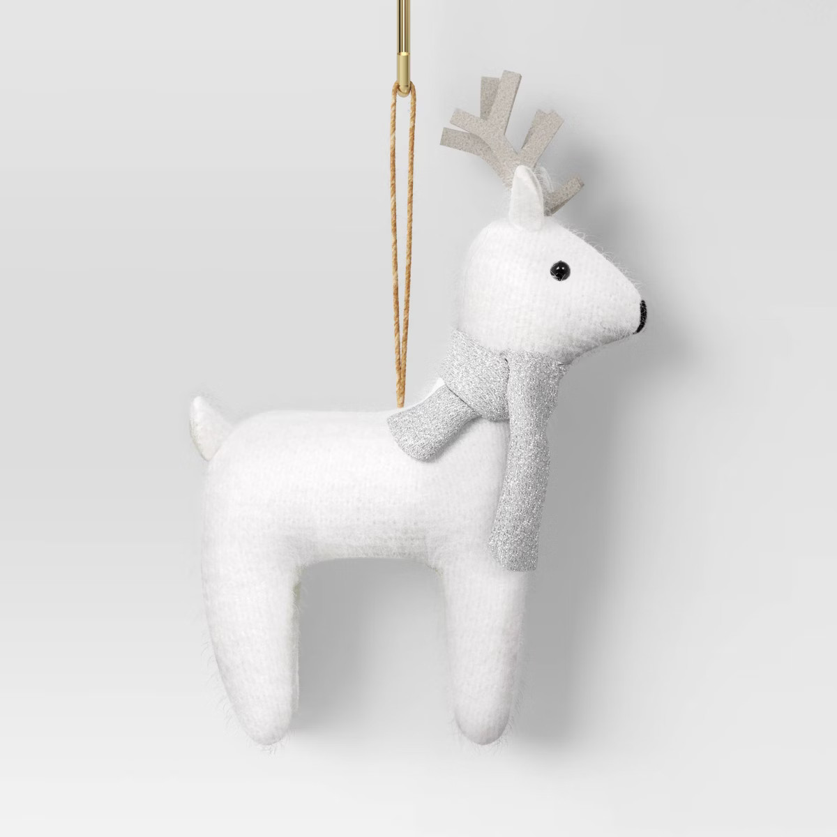 Christmas Fabric Deer Ornament White - Wondershop™ | Target