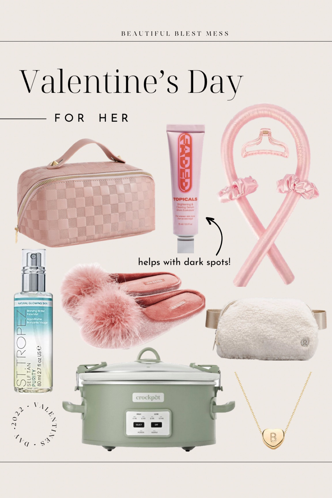 Valentine’s Day gifts for her + wife gifts for vday + gifts for mom + wife + birthday gift for her + heartless curls + self tanner + lulu lemon + beauty + fashion + Amazon gift finds

#LTKGiftGuide #LTKFind #LTKbeauty