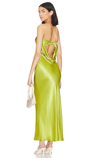 Moondance Strapless Dress in Chartreuse Green | Revolve Clothing (Global)