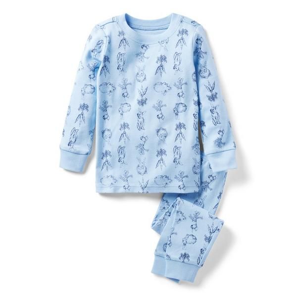 Good Night Pajamas in Bunny Toile | Janie and Jack