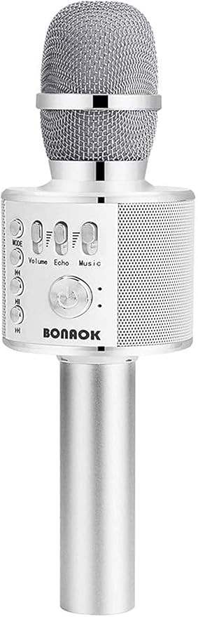 BONAOK Wireless Bluetooth Karaoke Microphone,3-in-1 Portable Handheld Mic Speaker for All Smartph... | Amazon (US)