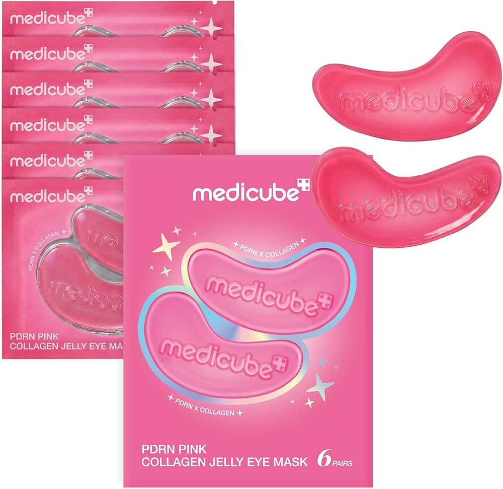 medicube PDRN Pink Collagen Jelly Eye Mask | Hydrogel Eye Patches with PDRN, Collagen, NAD | Refr... | Amazon (US)
