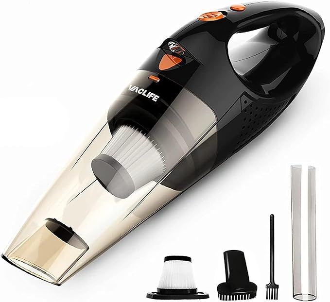 VacLife Handheld Vacuum, Car Hand Vacuum Cleaner Cordless, Mini Portable Rechargeable Vacuum Clea... | Amazon (US)