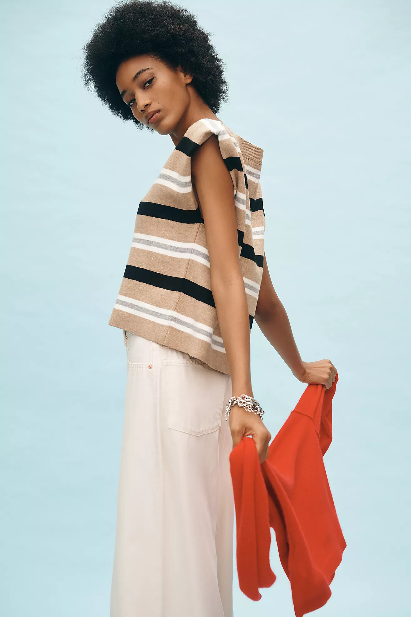 The Noah Muscle Sweater Tank by Maeve | Anthropologie (US)