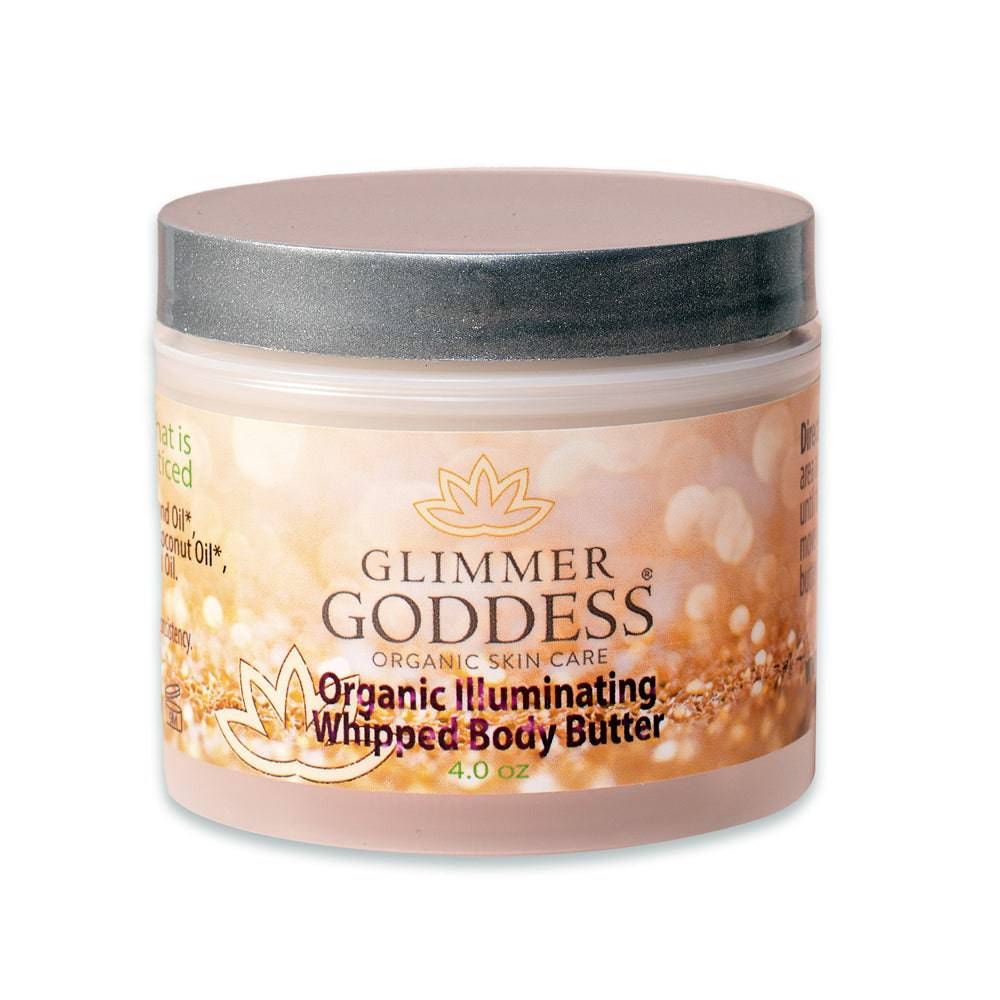 Organic Shimmering Body Butter Whipped To Perfection | Glimmer Goddess