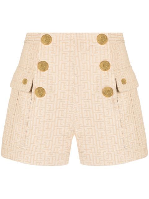 shorts med monogram | Farfetch Global