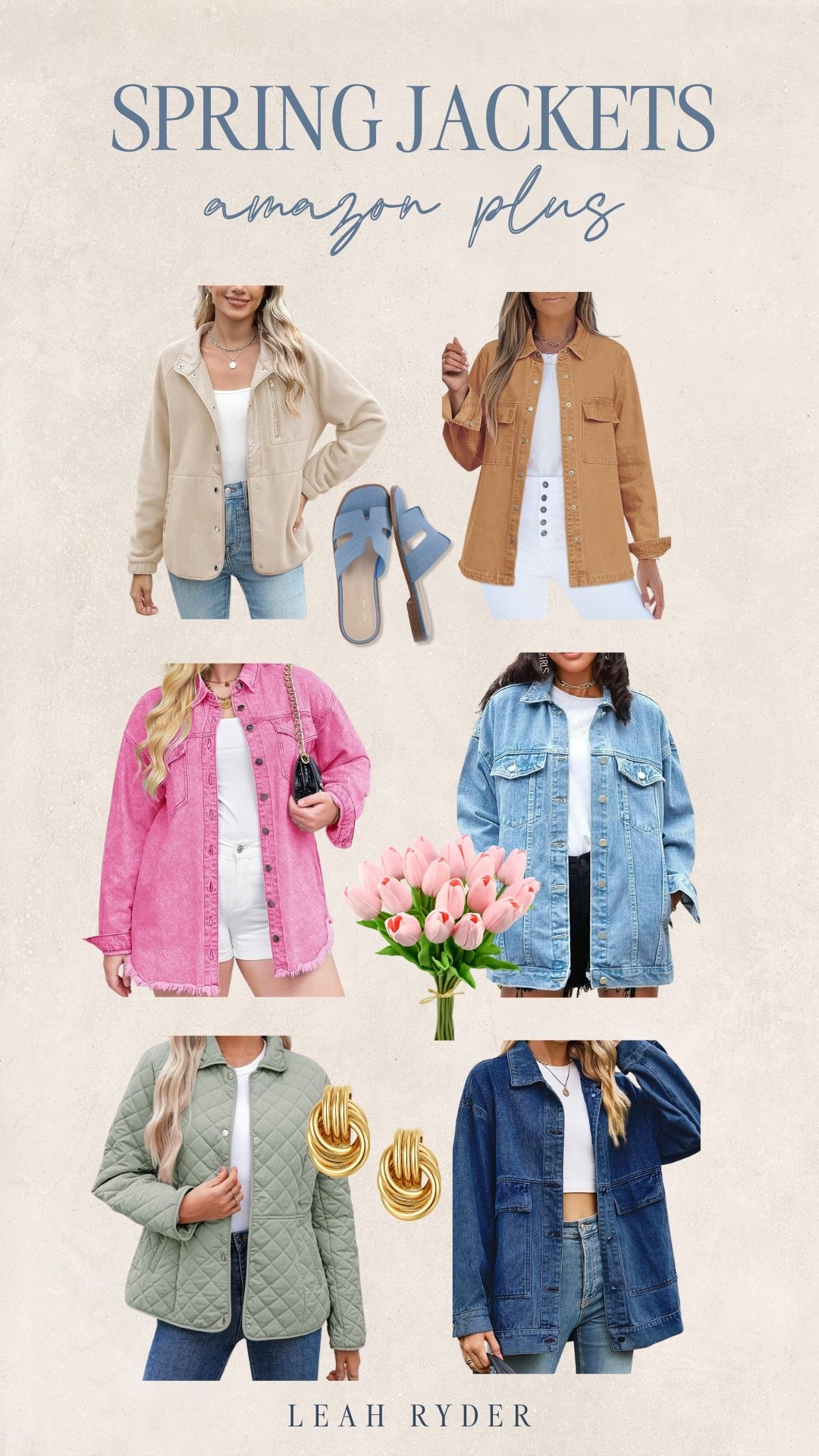 Amazon plus size spring jackets that are perfect for layering casual spring outfits and transitional weather looks. This roundup includes denim jackets, quilted jackets, lightweight utility jackets, and trendy oversized shackets that pair easily with jeans, dresses, and everyday outfits. If you’re looking for affordable plus size spring jackets on Amazon, these versatile layering pieces are perfect for casual spring style.


#LTKSeasonal #LTKPlusSize