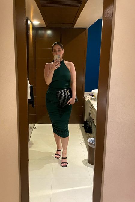 Wearing size 8 dress & shoes, tts. Dress has stretch. 
Holiday party. Holiday outfit. Date night. Cocktail dress. Wedding guest. Amazon finds  

#LTKunder100 #LTKHoliday #LTKstyletip