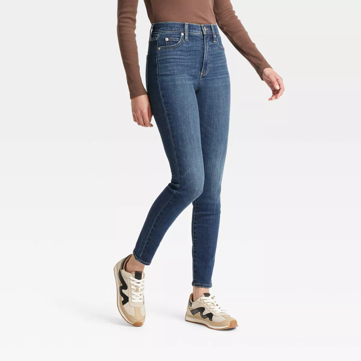 Women's High-Rise Skinny Jeans - Universal Thread™ Dark Wash 2 | Target