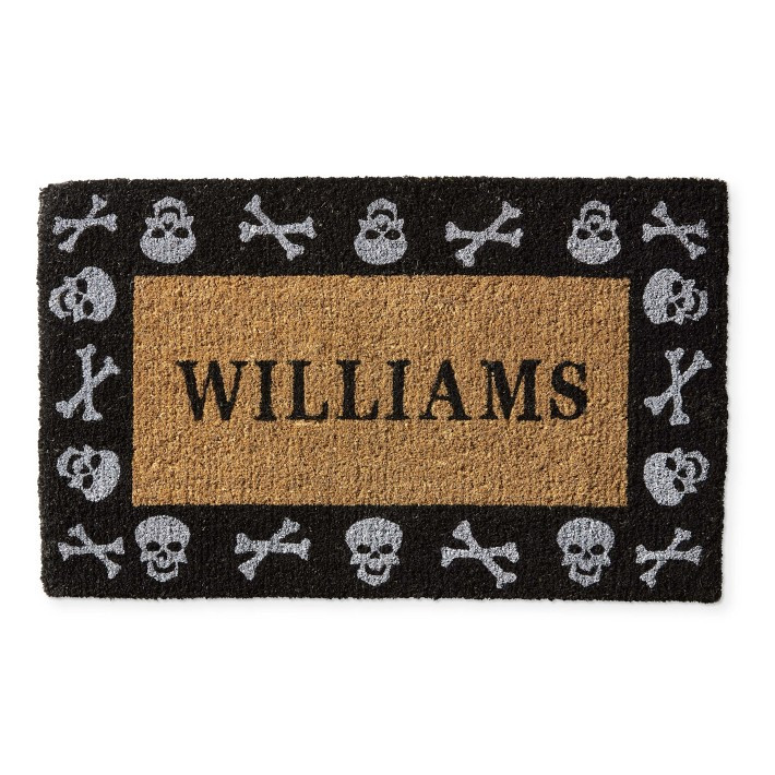 Williams Sonoma Skull n Bones Doormat | Williams-Sonoma