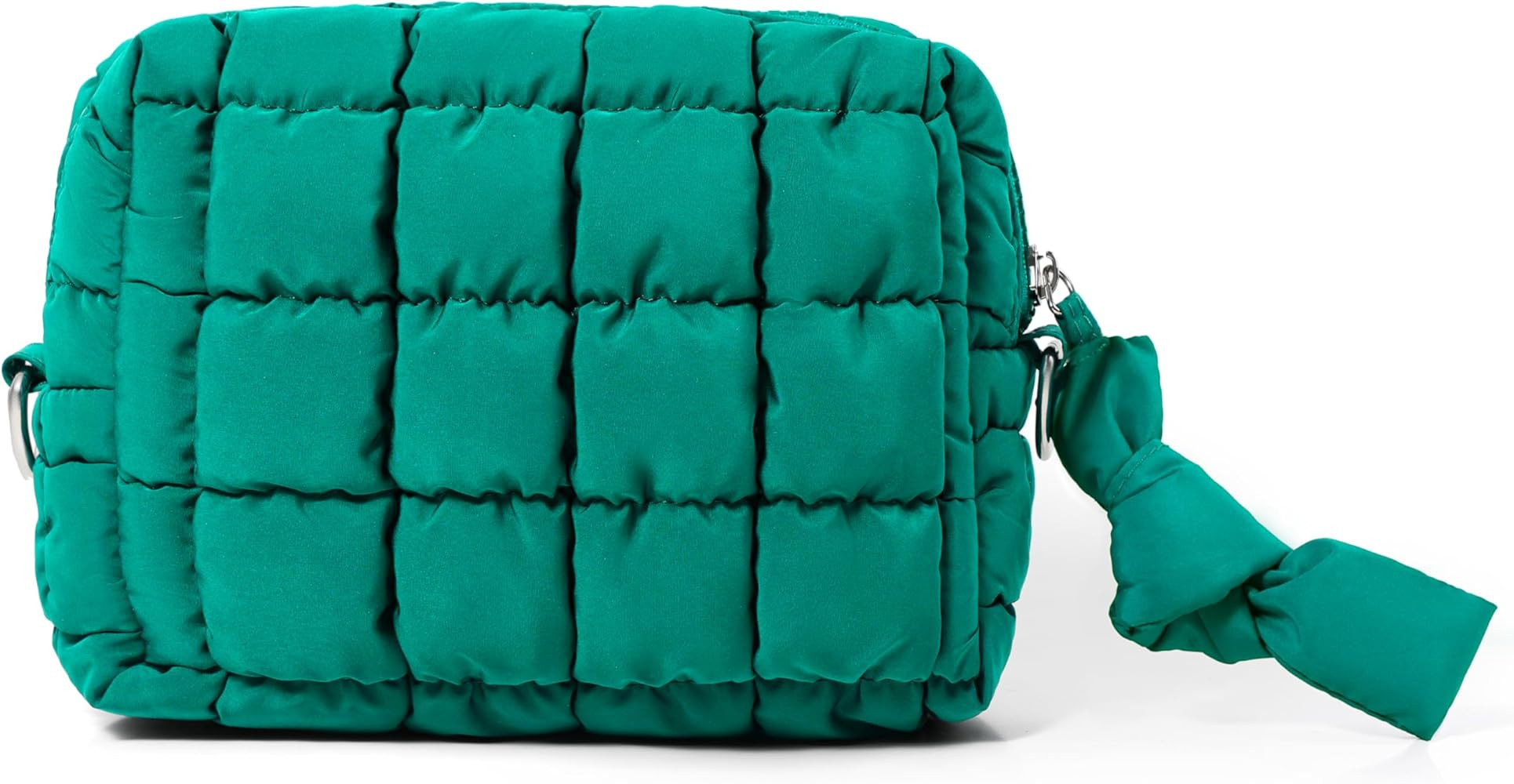 Yarnic Quilted Makeup Bag Cosmetic Bag, Travel Toiletry Bag for Women, Cute Makeup Bag Organizer ... | Amazon (US)