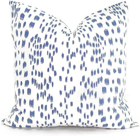 Flowershave357 Brunschwig Fils Les Touches Cadet Blue and White Decorative Pillow Cover 18x18 Eurosh | Amazon (US)