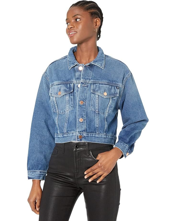 AG Adriano Goldschmied Mirah Cropped Trucker Jacket | Zappos