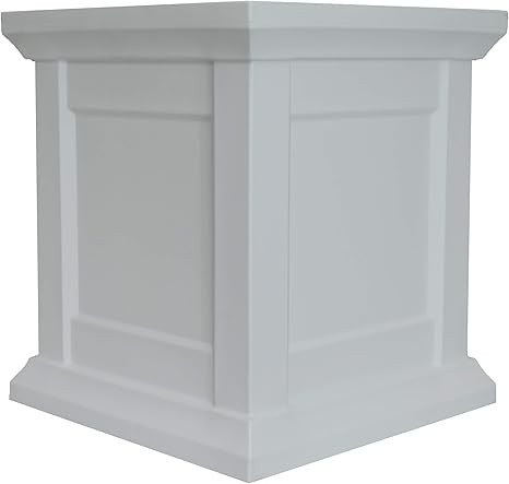 Tusco Products MC16 WH 16" Modern Colonial Garden Planter, 16 inches, White | Amazon (US)