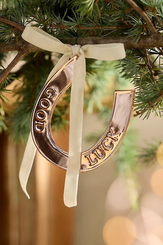 Terrain Good Luck Commemorative Copper Ornament | Anthropologie (US)