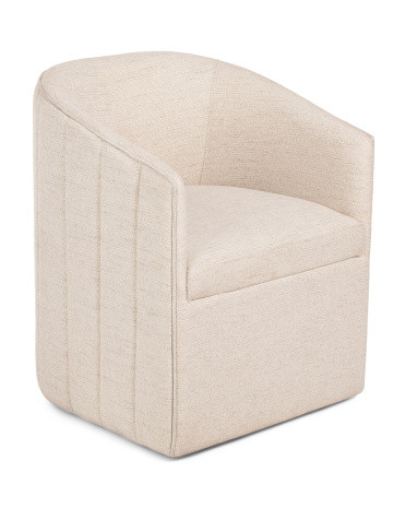 25X29 Kai Caster Wheel Anywhere Chair, Polyester | TJ Maxx