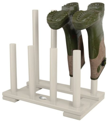 esschert design Schuhregal, Stiefelhalter oder Schuhablage, aus Holz in grau, 42 x 26 x 42 cm | OTTO (DE)