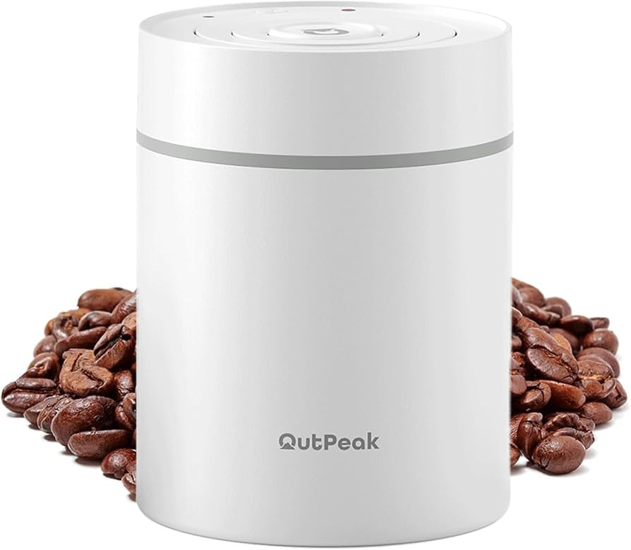 OUTPEAK Neo 2025 Auto Vacuum Coffee Canister, 0.5L for 4.6oz Coffee Beans, One-Button Operation, ... | Amazon (US)