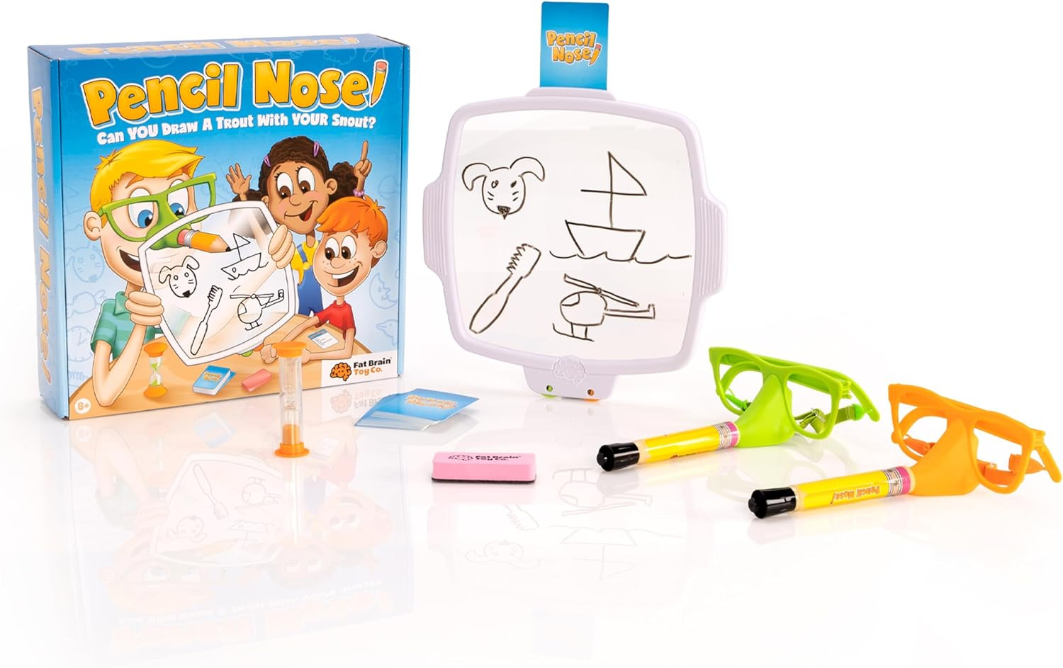Fat Brain Toys Pencil Nose, Board Games for Family Night, Party Game for Kids 8 Years and Up and ... | Amazon (US)