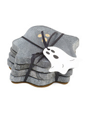4pk Marble Ghost Coasters | Halloween | Marshalls | Marshalls