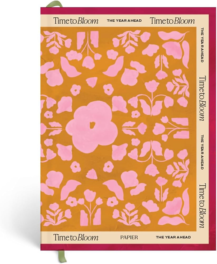 Papier Time to Bloom Daily Planner - Hardcover Vintage Design | Undated | Track Habits, Thoughts,... | Amazon (US)