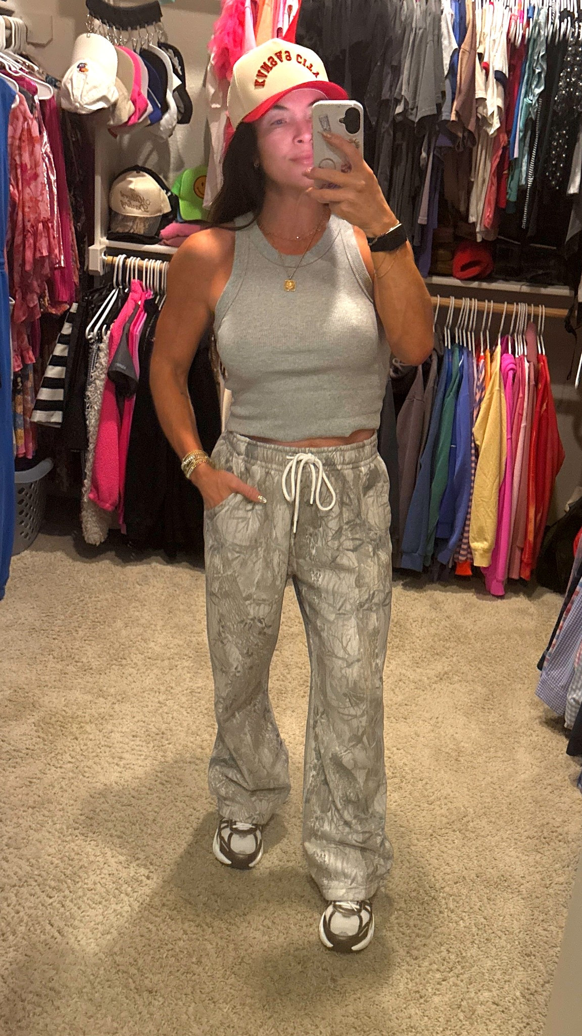 THE BEST camo sweats ever!!!
Favorite basic, affordable tanks & sneakers linked too! 🫶🏻
Wearing xs short in pants!

Camo sweatpants, camo sweats, camo, fall style, Abercrombie, athleisure, tanks, Nike V2k, sneakers

#LTKShoeCrush #LTKFindsUnder50 #LTKStyleTip