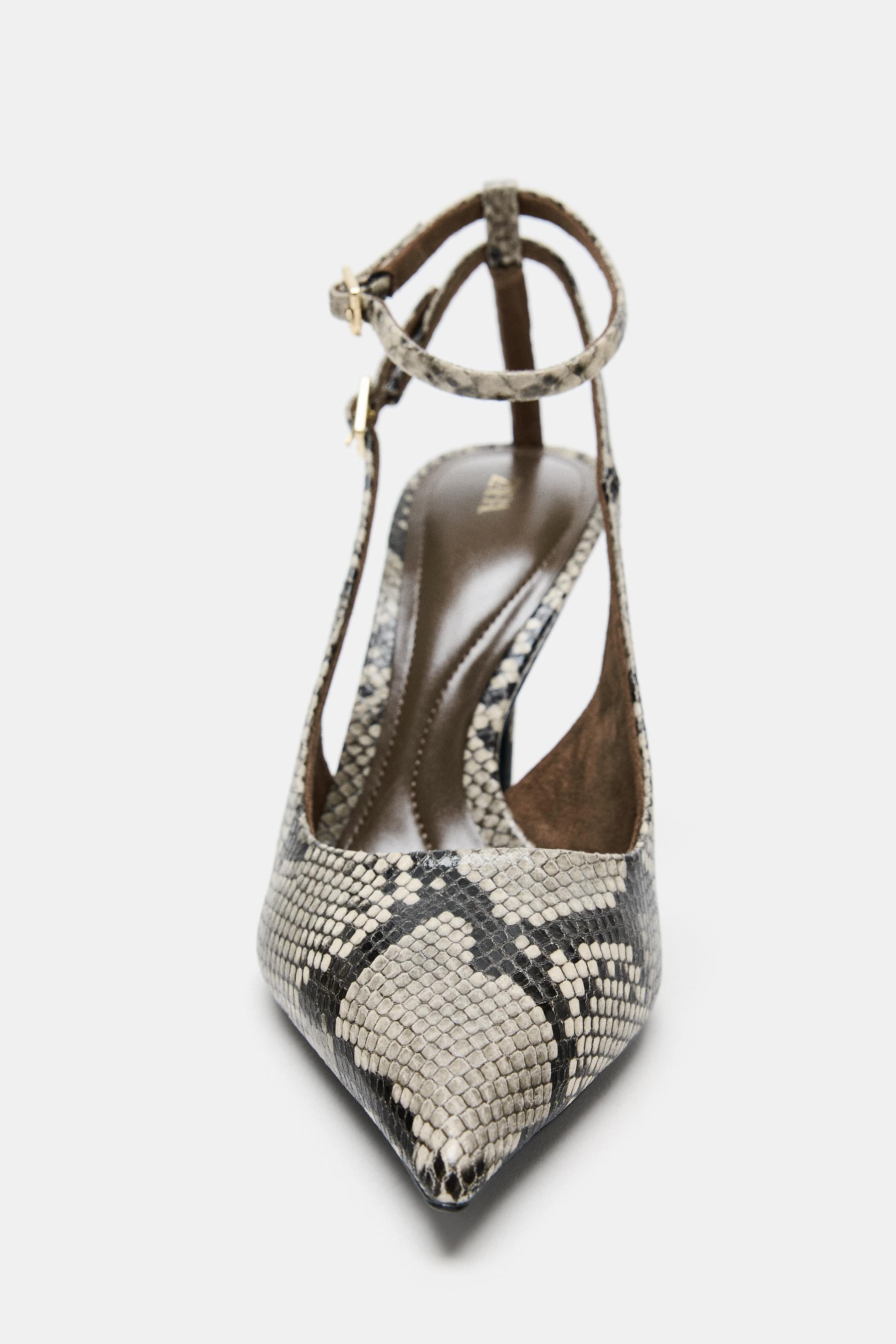 ANIMAL PRINT SLINGBACK SHOES | Zara US