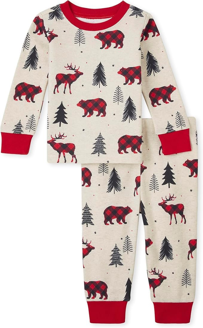 The Children's Place Family Matching, Christmas and Holiday Pajama Sets, Cotton | Amazon (US)