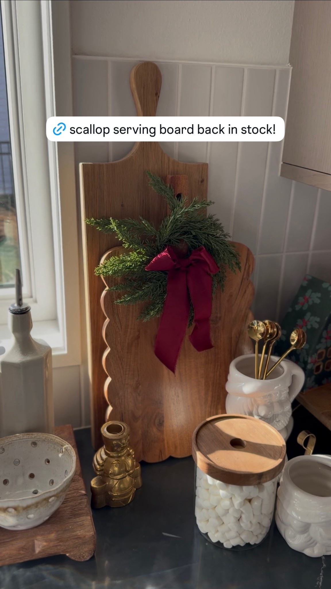 This wood scallop serving board is under $15 and back in stock!

#LTKGiftGuide #LTKHome #LTKHoliday