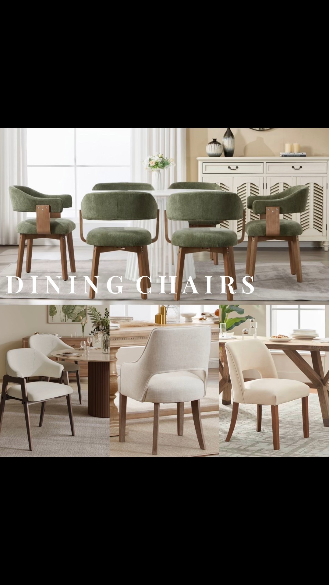 Stylish dining room chairs that look more expensive than they are✨
@amazonfindsandfashion 
#diningroomfurniture #bargain 
#interiordesign

#LTKHome #LTKSaleAlert #LTKU