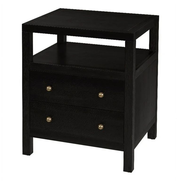 Butler Specialty Company Nora 2 Drawer Wood Nightstand - Antique Coffee | Walmart (US)