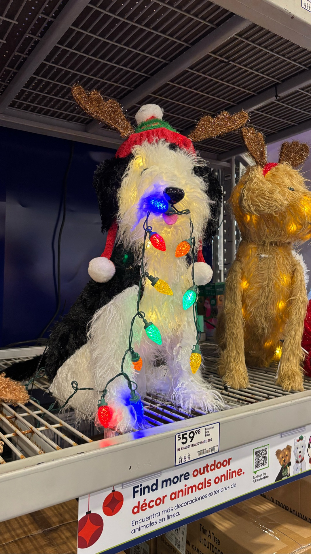 I did a double take when I saw these outdoor dog Christmas decorations…the black and white looks just like our pup Finnegan!

#LTKSaleAlert #LTKHoliday #LTKHome